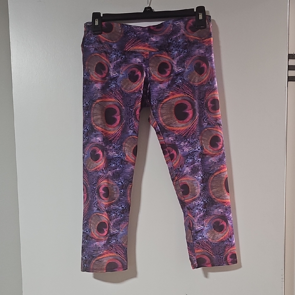 Onzie Leggings with Purple and Pink Pattern